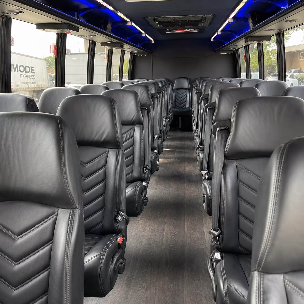 Salt Lake City Airport Shuttle & Transportation party bus exterior