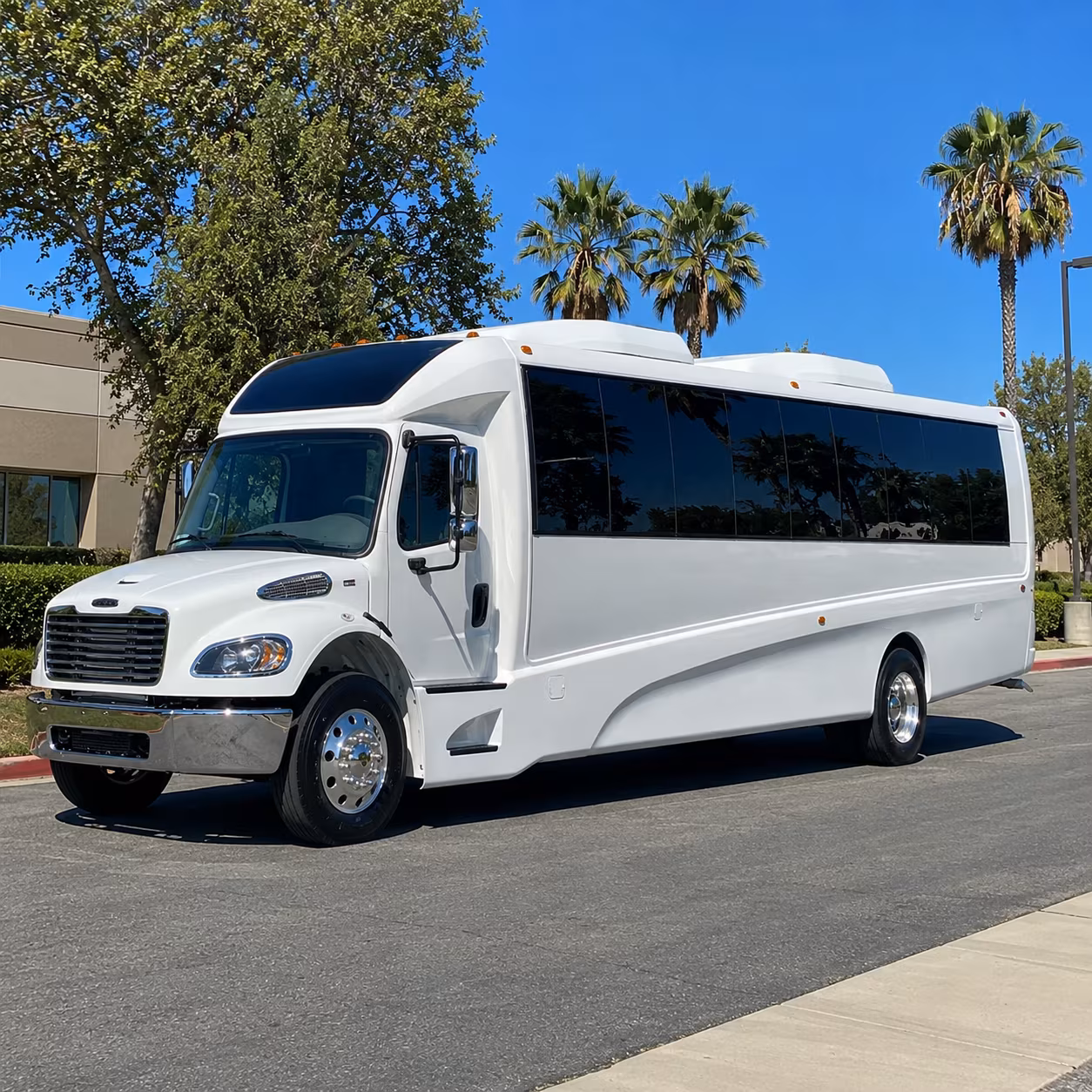 Salt Lake City Airport Shuttle & Transportation party bus exterior
