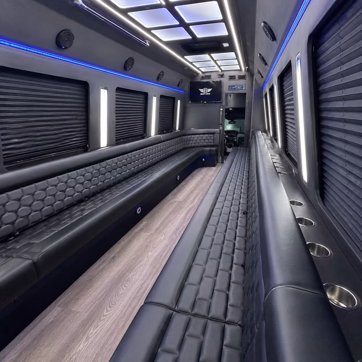 Salt Lake City Bachelor & Bachelorette Transportation party bus exterior