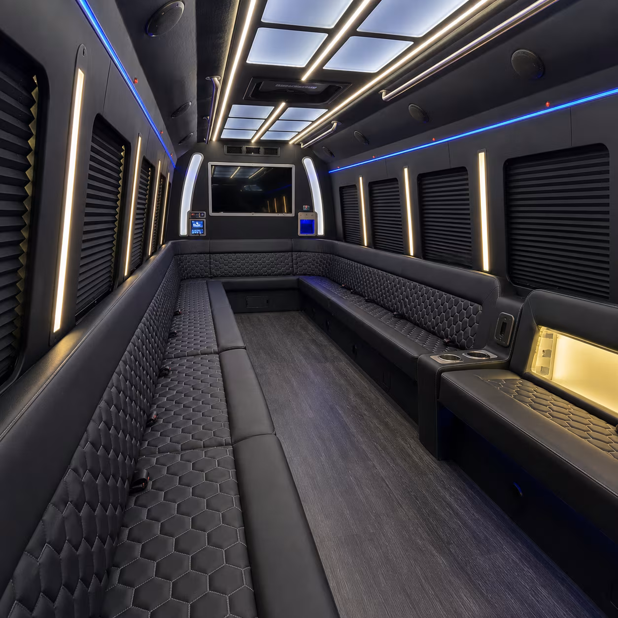 Salt Lake City Bachelor & Bachelorette Transportation party bus exterior