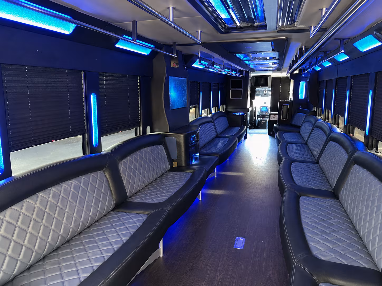 Salt Lake City Bachelor & Bachelorette Transportation party bus exterior
