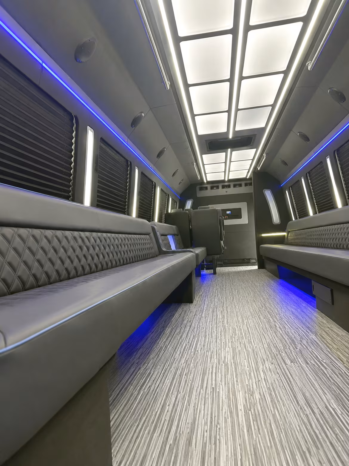 Salt Lake City Bachelor & Bachelorette Transportation party bus interior