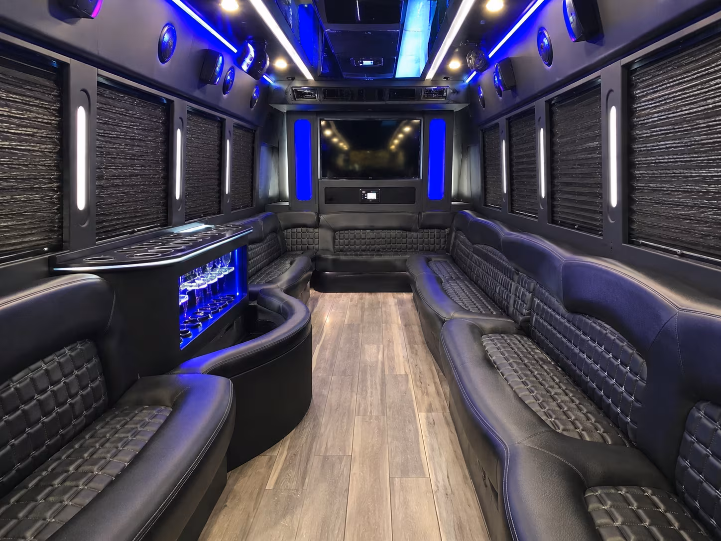 Salt Lake City Concert & Music Festival Transportation party bus exterior
