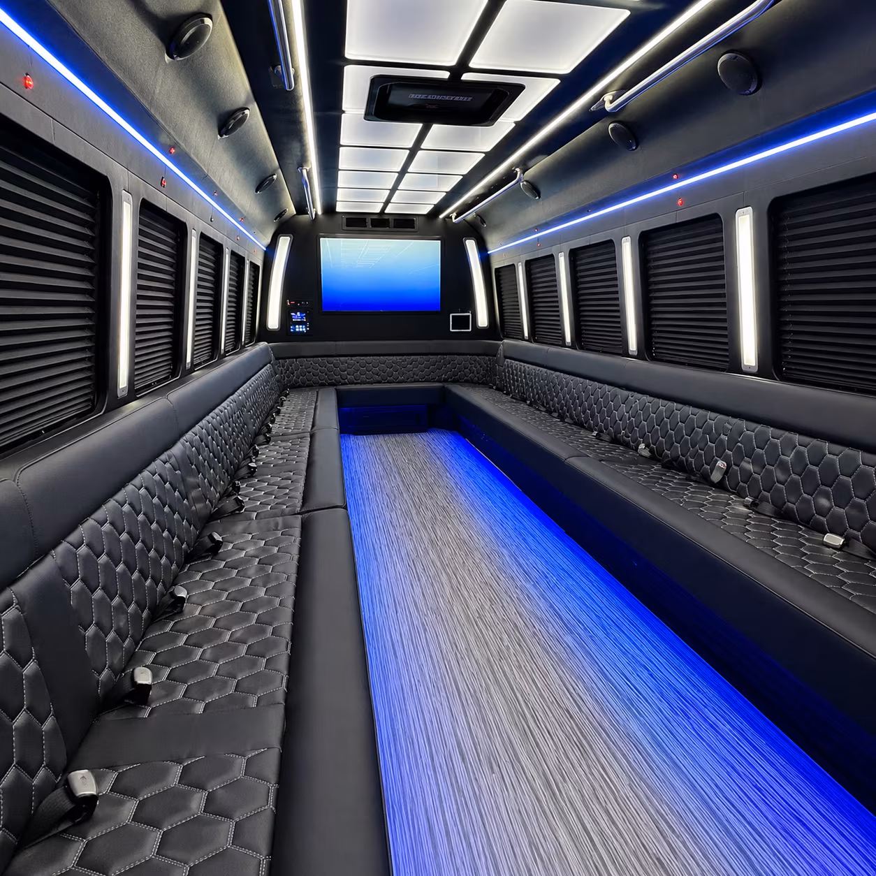 Salt Lake City Private Event Transportation party bus exterior