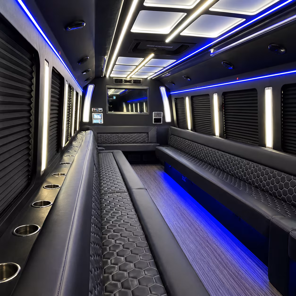 Salt Lake City Private Event Transportation onboard seating