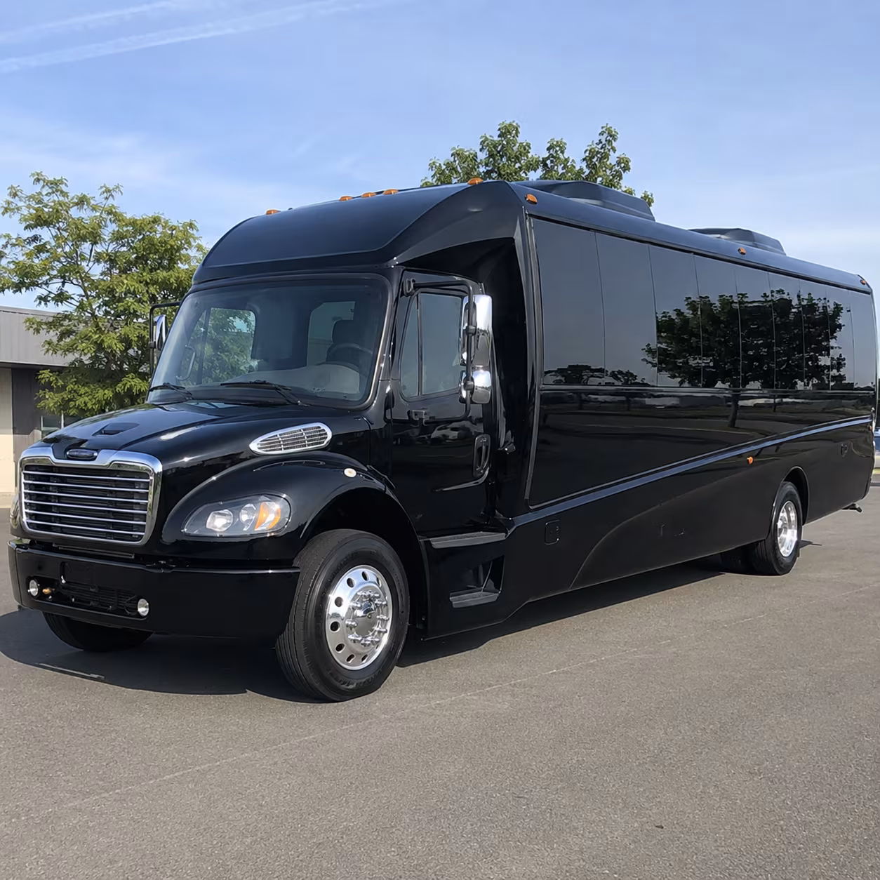 Salt Lake City School Event Transportation party bus exterior