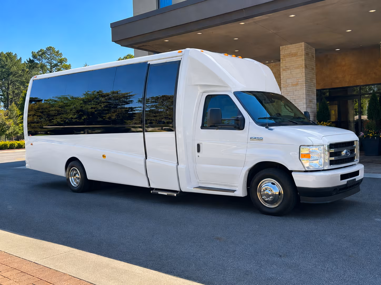 Salt Lake City School Event Transportation party bus exterior