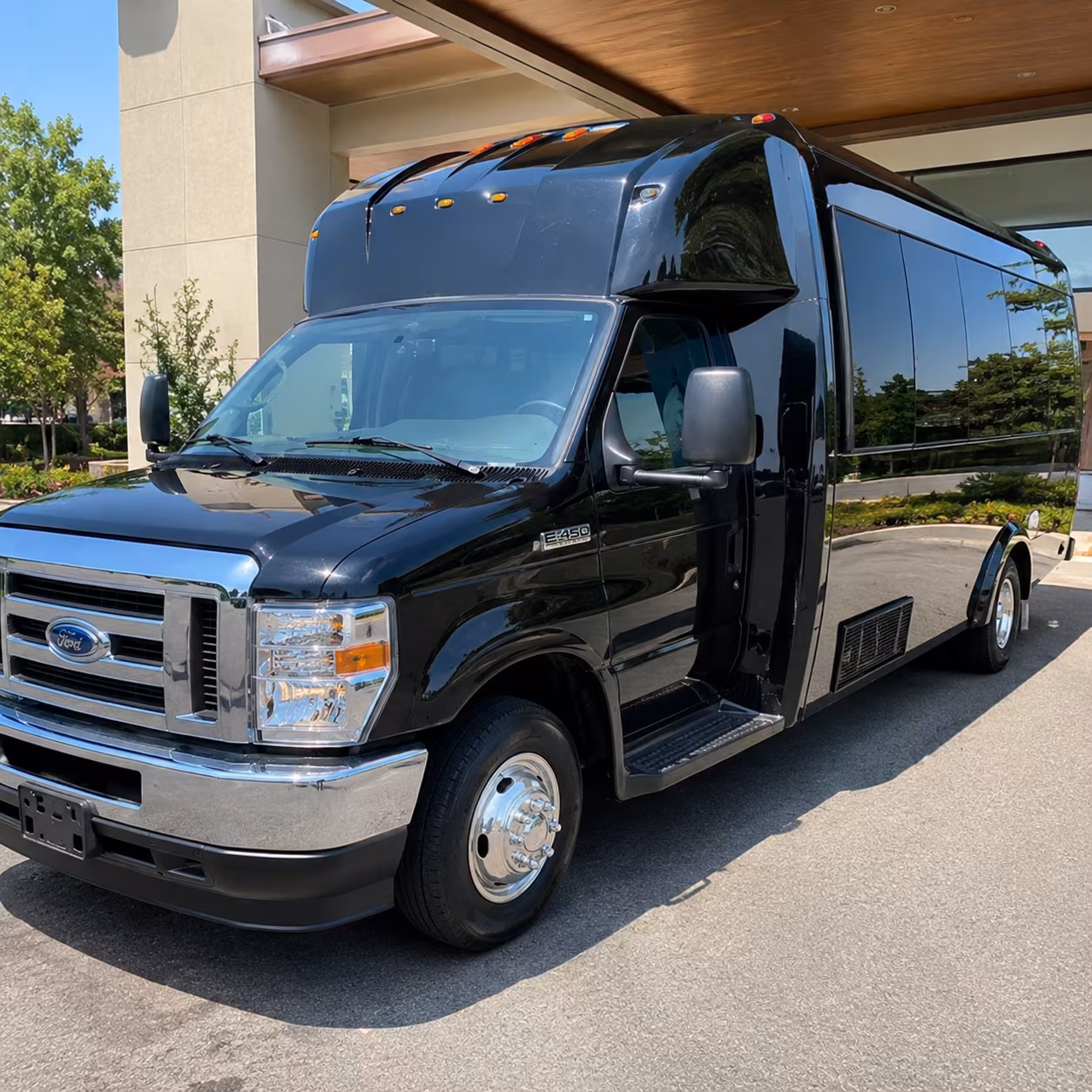 Salt Lake City Sporting Event Transportation party bus exterior