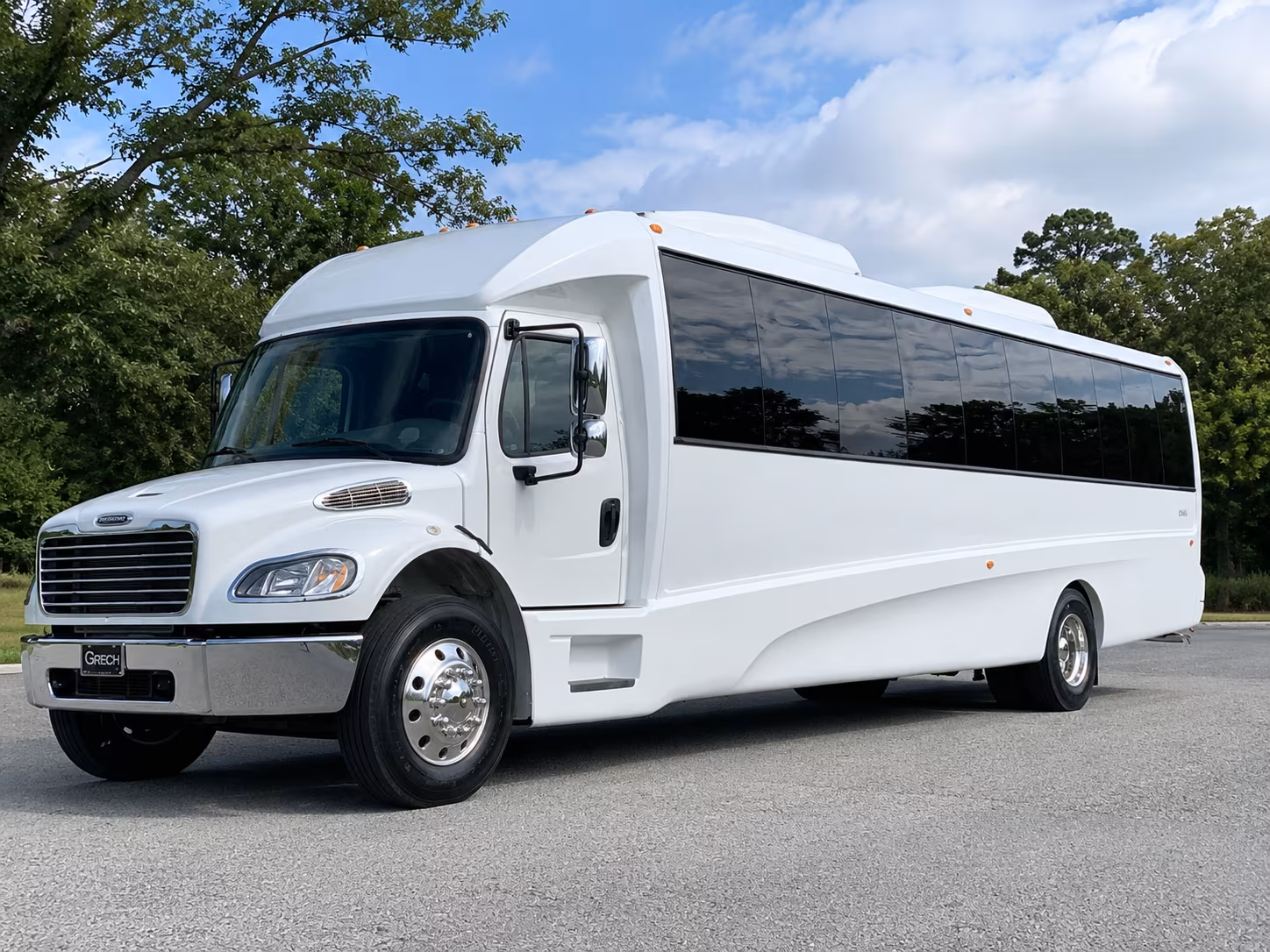 Salt Lake City Sporting Event Transportation party bus exterior