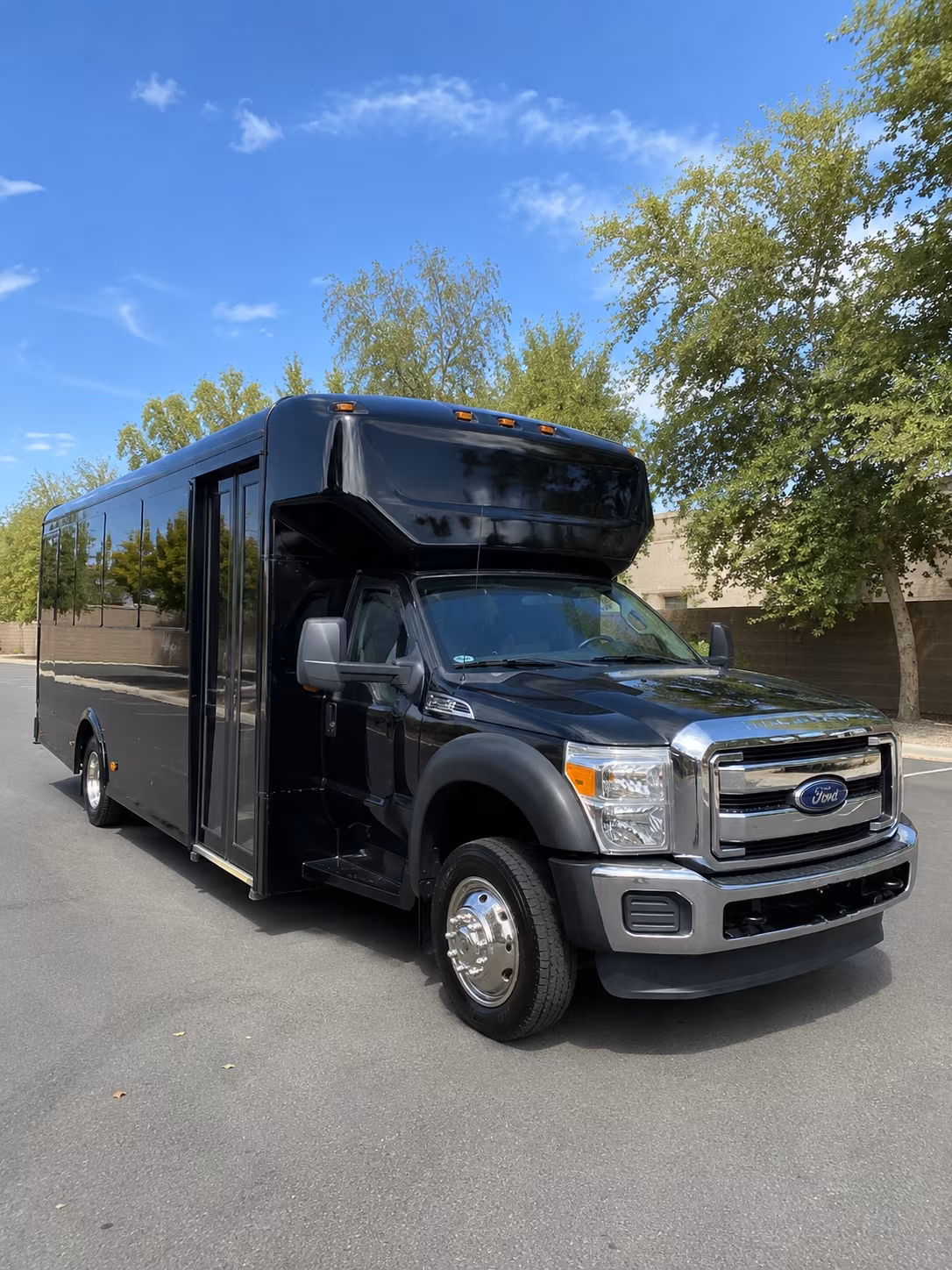 Salt Lake City Wedding Transportation party bus exterior