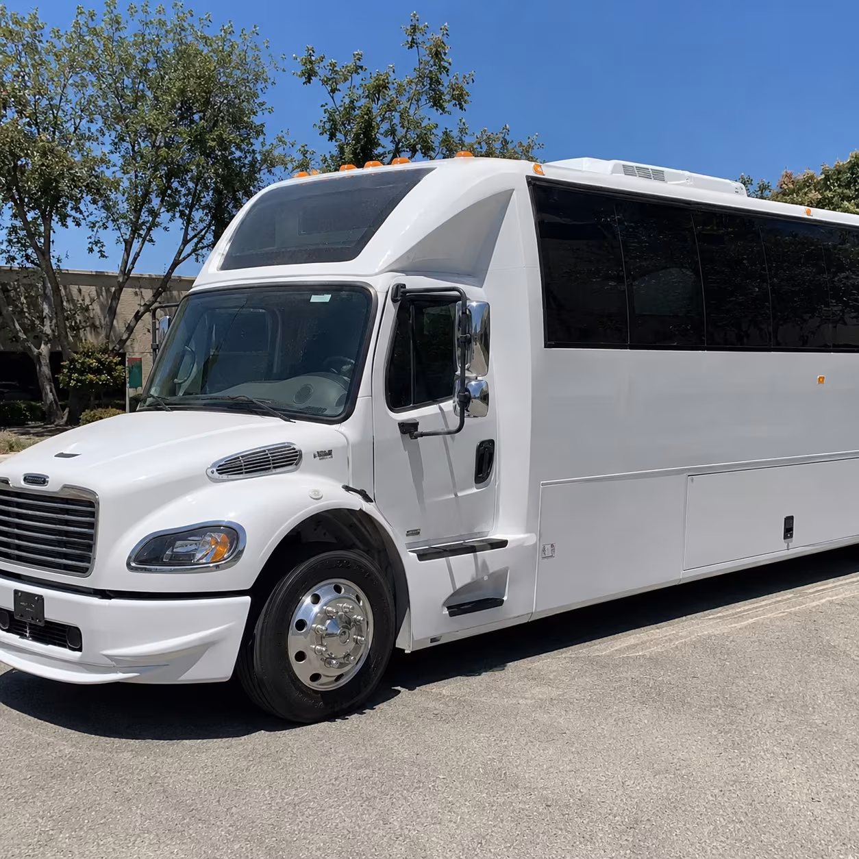 Salt Lake City Wedding Transportation party bus exterior