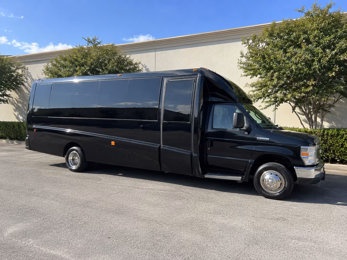 Salt Lake City Wedding Transportation party bus exterior