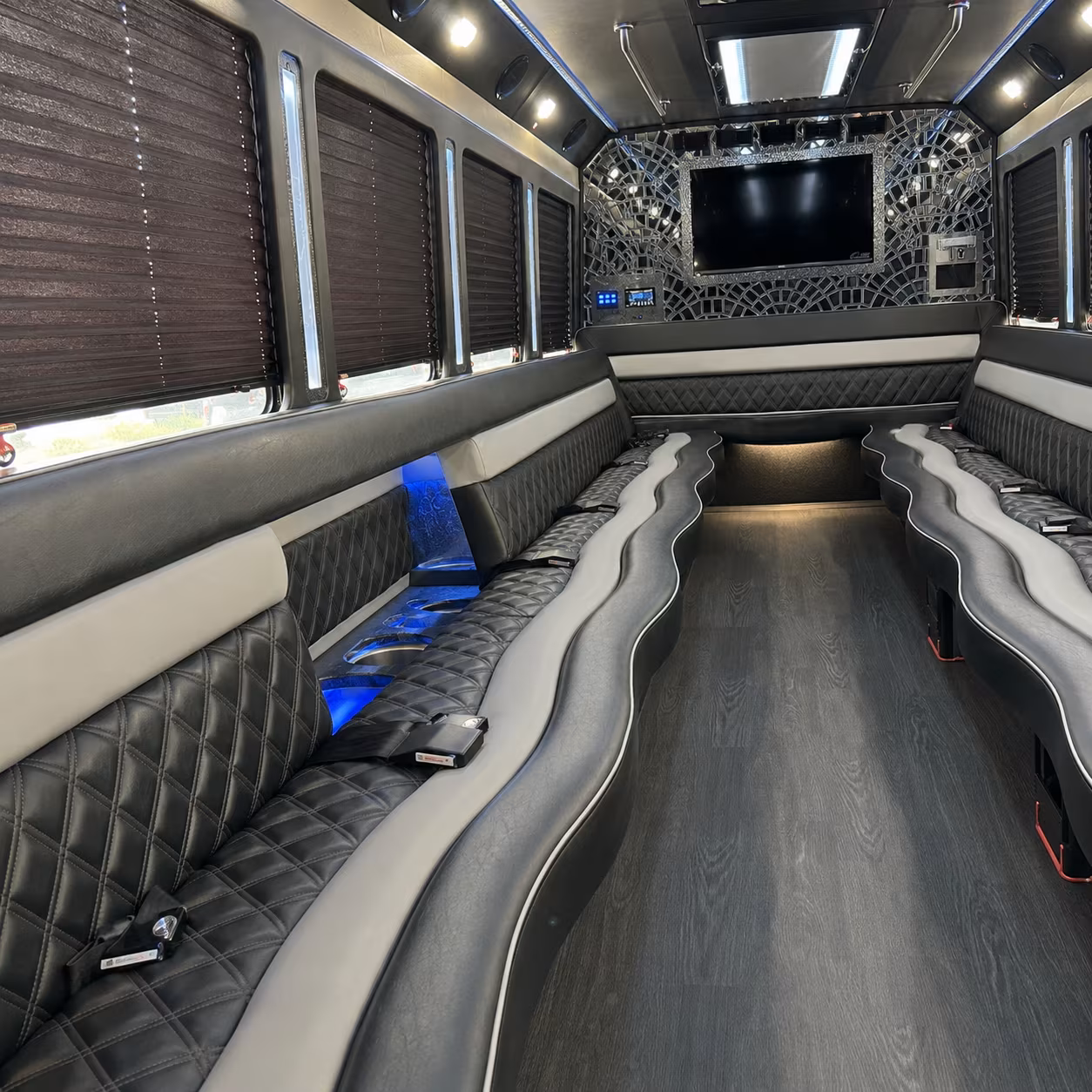 Salt Lake City Winery Tour & Pub Crawl Transportation party bus exterior